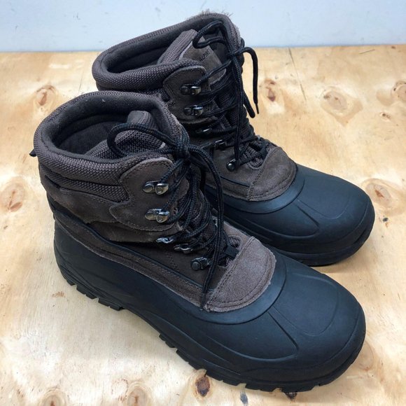 Men\'s Alpine Design Winter Boots Brown Size 13